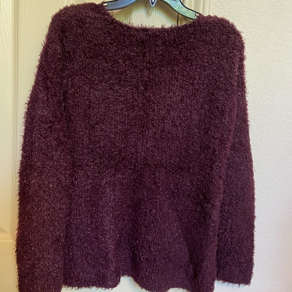 Forever21 plum purple chenille sweater - Picture 4 of 5